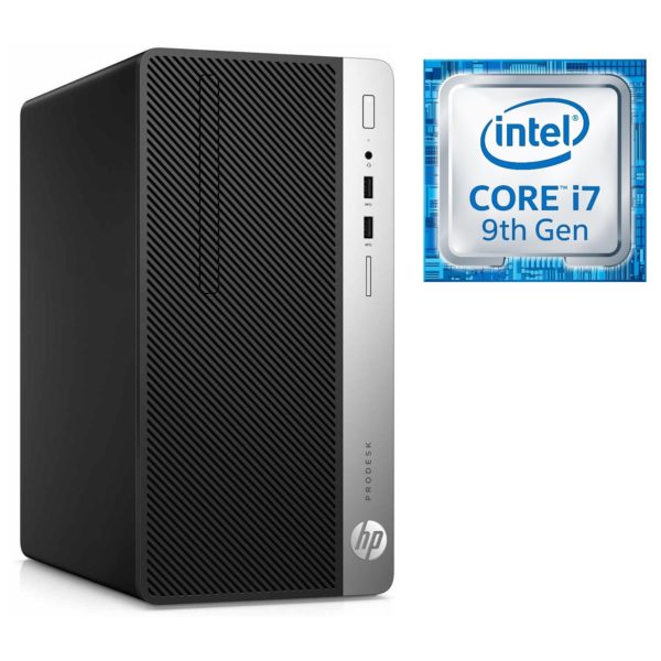 HP ProDesk 400 G6 MicroTower Desktop Core i7-9700 8GB RAM 1TB HDD with 2GB Radeon R7430 Win10P Black