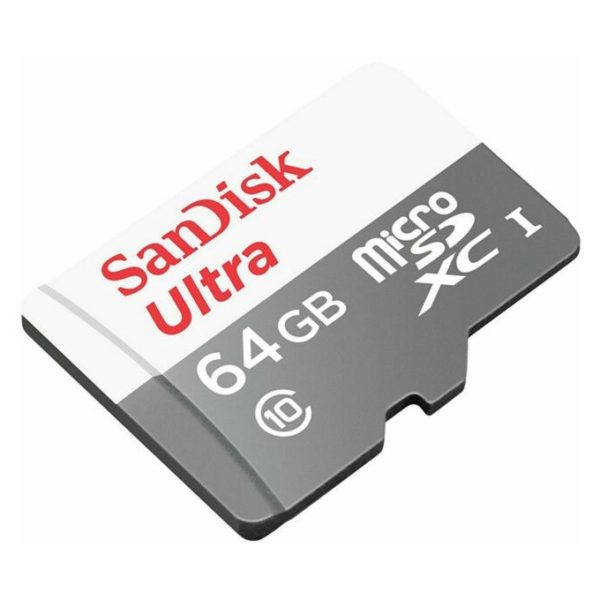 Sandisk Ultra 64GB microSD Card Class10 100MBps (SDSQUNR-064G-GN3MN)