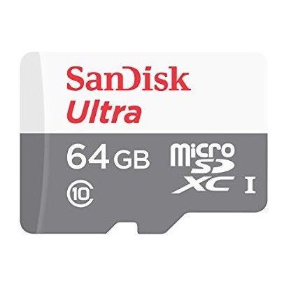 Sandisk Ultra 64GB microSD Card Class10 100MBps (SDSQUNR-064G-GN3MN)