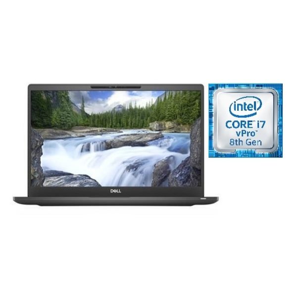 Dell Latitude 7300 Core i7-8665U vPro 8GB RAM 512GB SSD 13.3" Windows 10 Pro Black
