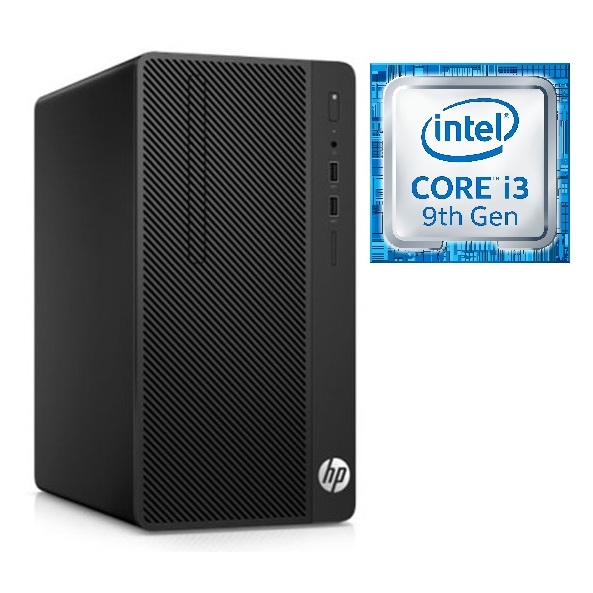 HP 290 MicroTower G3 Desktop Core i3-9100 4GB RAM 1TB HDD DOS Black