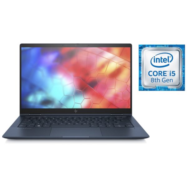 HP DragonFly Laptop Core i5-8265U 16GB RAM 512GB SSD Win10P 13.3" Blue