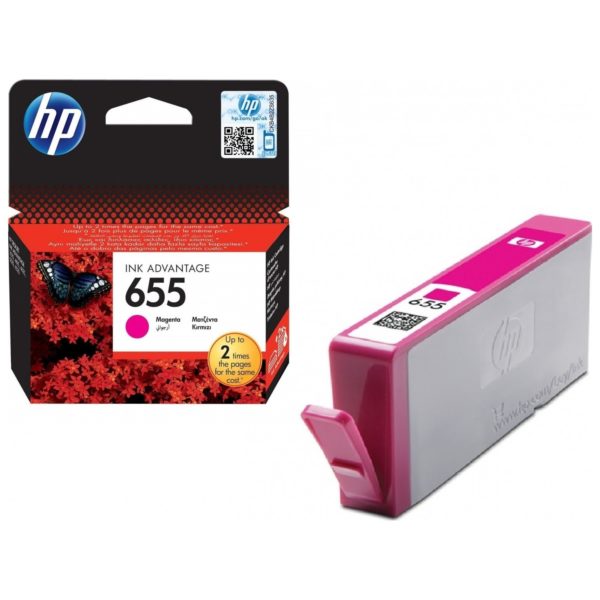 HP 655 Ink Cartridge Magenta (CZ111AE)