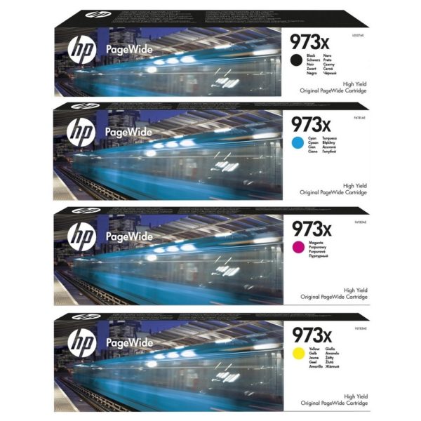 HP 973X Cartidge Set + Clipp A4 Size Paper 1 Ream 500Sheets