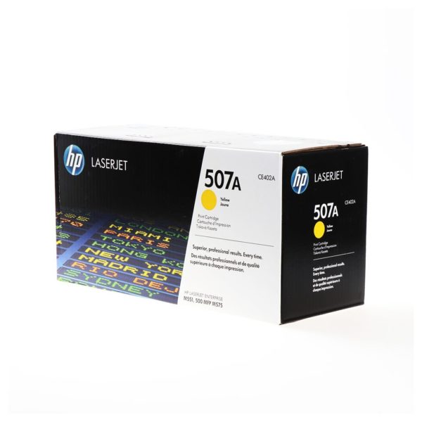 HP 507A Yellow Laserjet Toner Cartridge (CE402A)