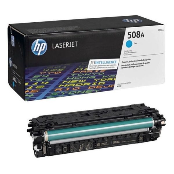 HP 508A Cyan Original LaserJet Toner Cartridge (CF361A)