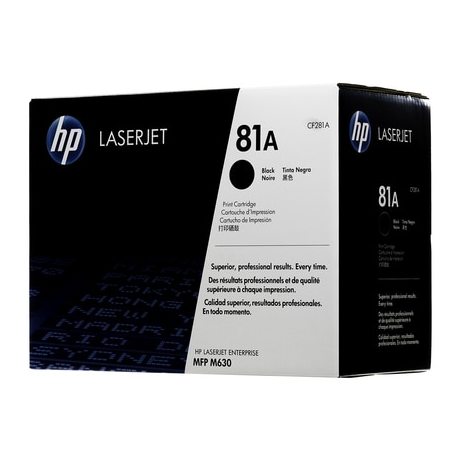 HP CF281A 81A Original LaserJet Toner Cartridge Black