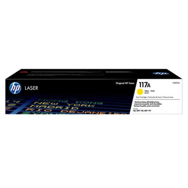 HP W2072A 117A Original Laser Toner Cartridge Yellow