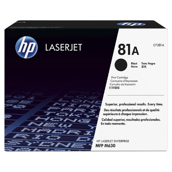 HP CF281A 81A Original LaserJet Toner Cartridge Black