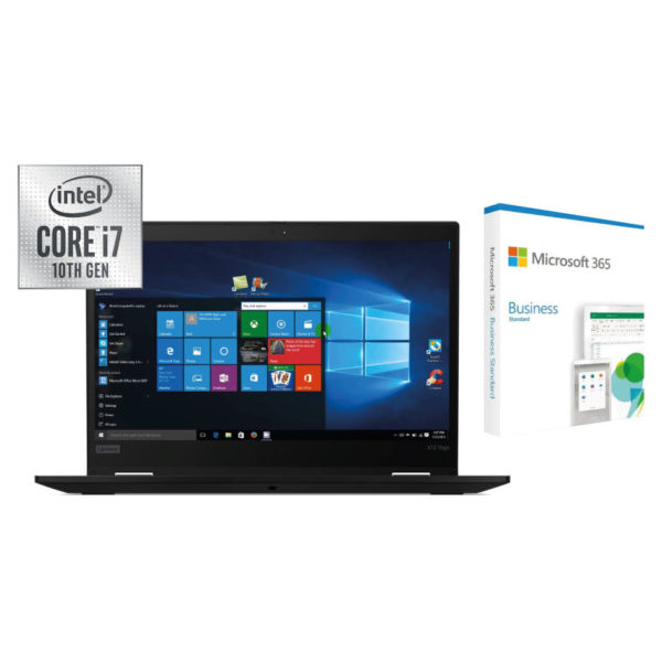 Lenovo ThinkPad X13 Yoga 20SX000GAD Core i7 16GB RAM 512GB SSD Windows 10 Pro 13.3" + Microsoft 365 Business Standard Yearly Plan