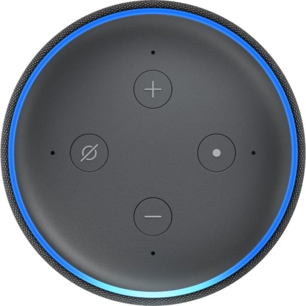 Amazon Echo Dot (3rd Generation) Smart Speaker with Alexa - Charcoal (International Version)