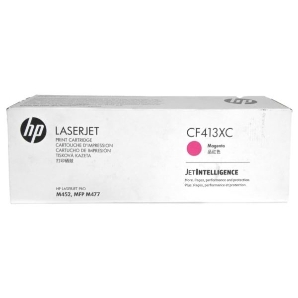 HP CF413XC High Yield LaserJet Toner Cartridge Magenta