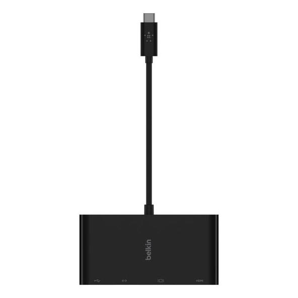 Belkin BKN-AVC005BTBK USB-C 10cm Cable to HDMI VGA DVI and DisplayPort - Black