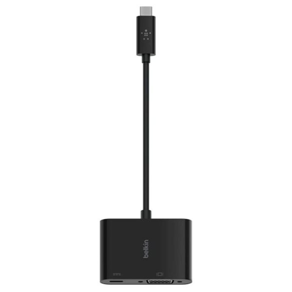 Belkin BKN-AVC001BTBK USB-C to VGA 60W Power Delivery - Black