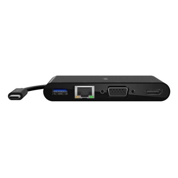 Belkin BKN-AVC005BTBK USB-C 10cm Cable to HDMI VGA DVI and DisplayPort - Black