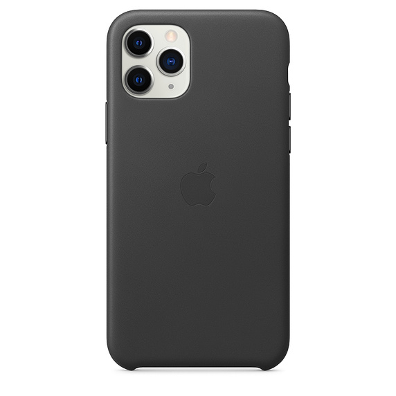 Apple Leather Case Black iPhone 11 Pro Max