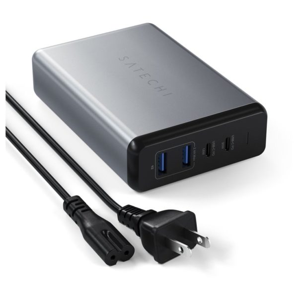 Satechi ST-TC108WM-UK 108W PRO USB-C PD Desktop Charger Space Grey