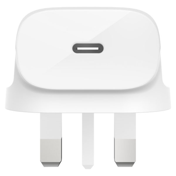 Belkin BKN-F7U096MY04-WHT BOOST↑CHARGE™ 18W USB-C PD Wall Charger + USB-C to Lightning Cable White