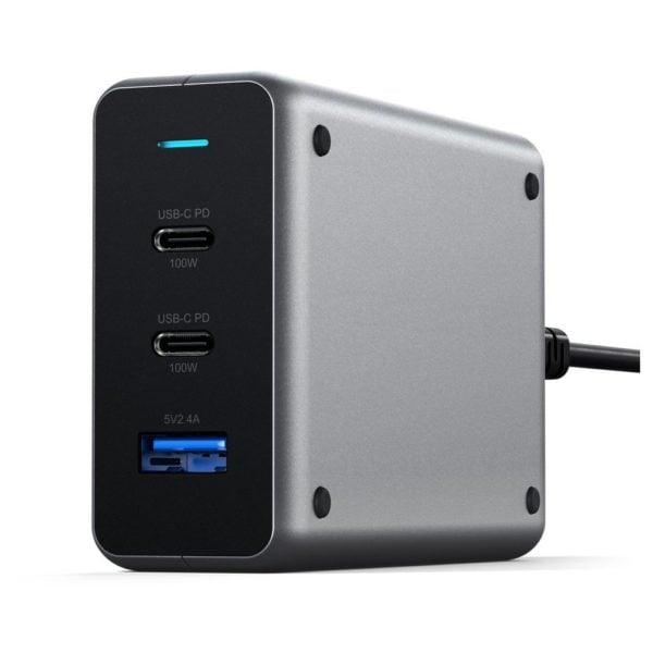 Satechi ST-TC100GM-UK 100W USB-C PD Compact GaN Charger Space Grey