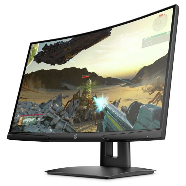 HP 9FM22AA X24c FHD Curved 23.6"Monitor