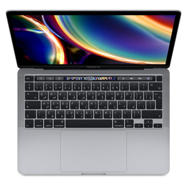 Apple MacBook Pro 13-inch with Touch Bar and Touch ID (2020) - Intel Core i5 / 16GB RAM / 1TB SSD / Shared Intel Iris Plus Graphics / MacOS / English & Arabic Keyboard / Space Grey / Middle East Version - [MWP52AB/A]
