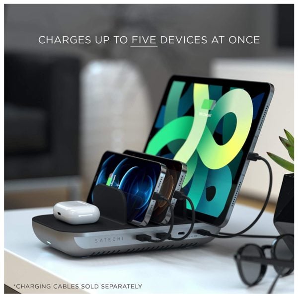 Satechi STWCS5PMUK Dock5 Multi-Device Charging Station with Wireless Charging