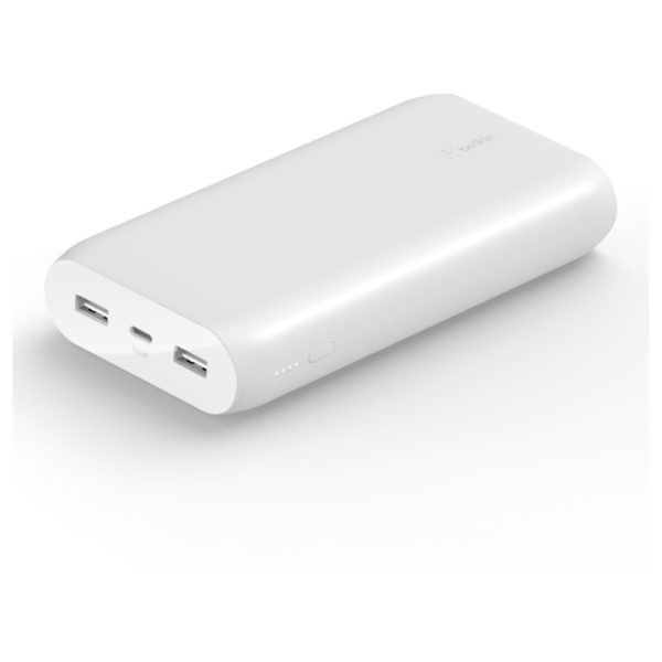 Belkin BKNBPB003BTWT BOOST↑CHARGE™ Power Bank 20K 15W USB-C In USB-A Out White
