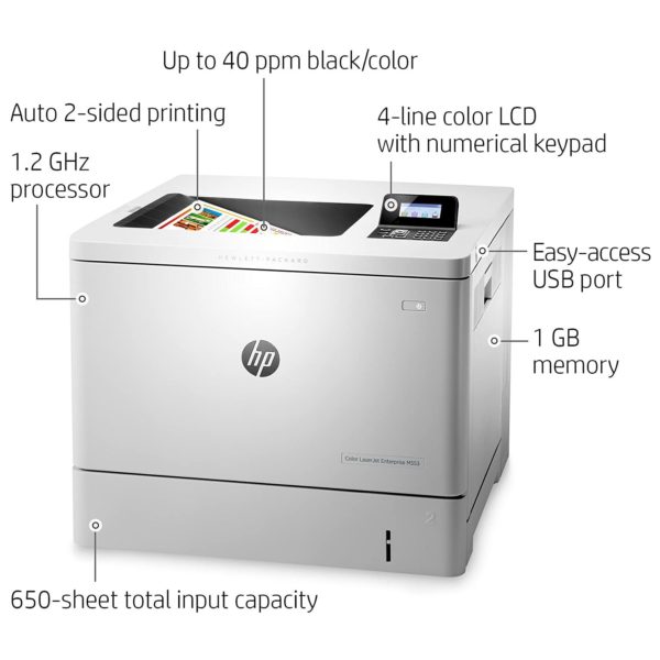 HP B5L25A Color LaserJet Enterprise M553dn Printer