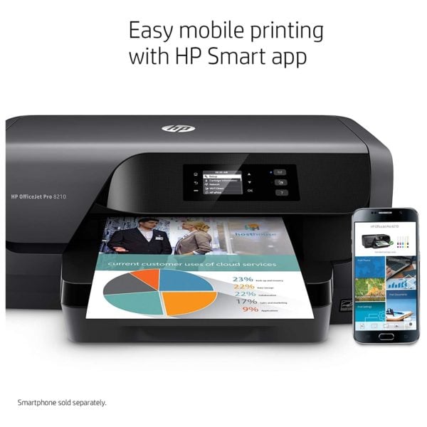 HP D9L64A OfficeJet Pro 8210 Printer