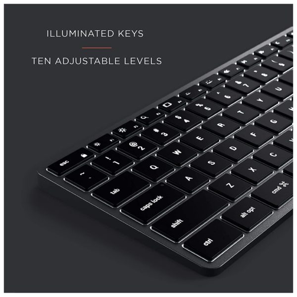 Satechi ST-BTSX1M Ultra Slim Backlit X1 - Bluetooth Keyboard Space Gray