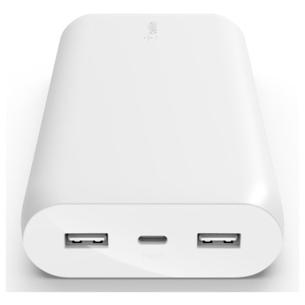 Belkin BKNBPB003BTWT BOOST↑CHARGE™ Power Bank 20K 15W USB-C In USB-A Out White