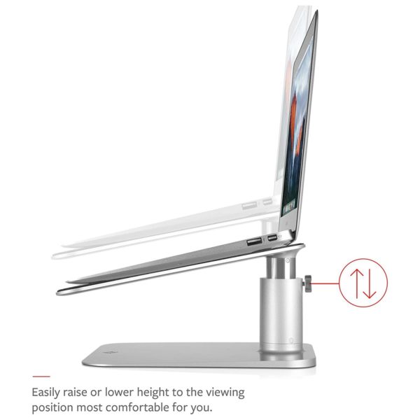 Twelve South TS-12-1222B Hirise Stand For MacBook Laptops Silver