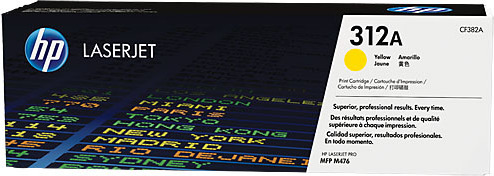 HP CF382A 312A Original Laserjet Toner Cartridge Yellow
