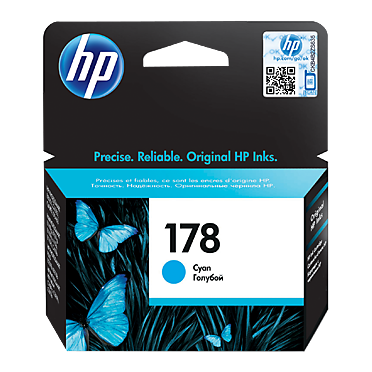 HP 178 Inkjet Cartridge Cyan CB318