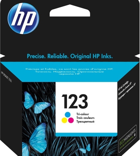 HP F6V16AE 123 Ink Cartridge Tri Color