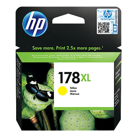 HP 178XL CB325HERDTN Ink Cartridge Yellow