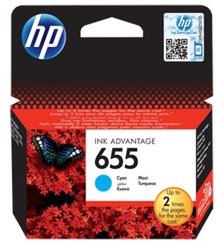 HP 655 CZ110AE Ink Cartridge Cyan