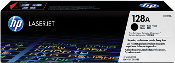 HP CE320ARDTN Laser Toner 128A Black