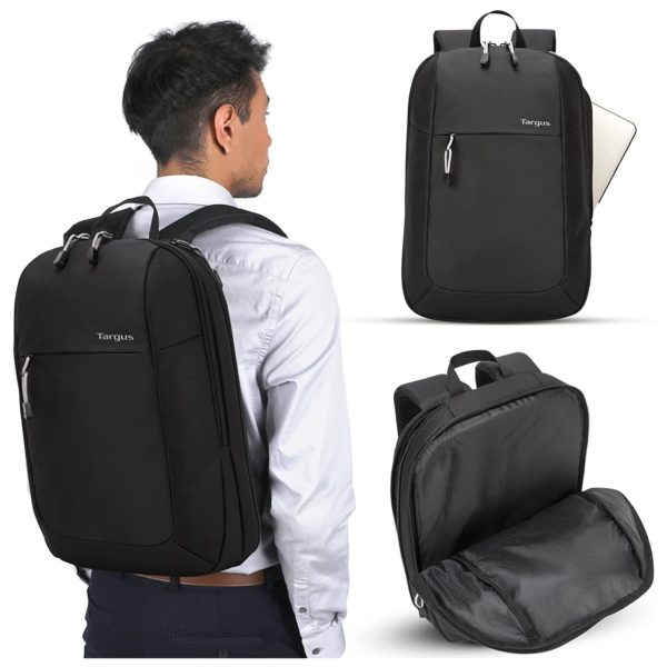 Targus TSB966GL/1620WM 15.6" Intellect Essentials Backpack + Rapoo 1620 Wireless Optical Mouse