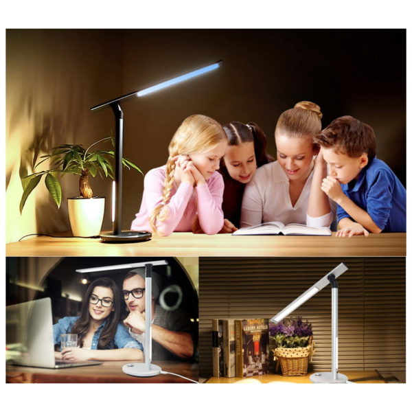 Esky Dual Led Lamp-Eye Protection Lighting - Silver