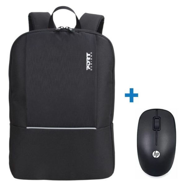 Port Designs JOZI Backpack 15.6″ Black + HP S1500 Wireless Mouse