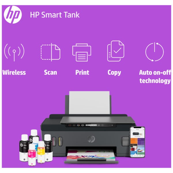 HP 3YW73A Smart Tank 519 Wireless All-in-One Ink Tank Printer