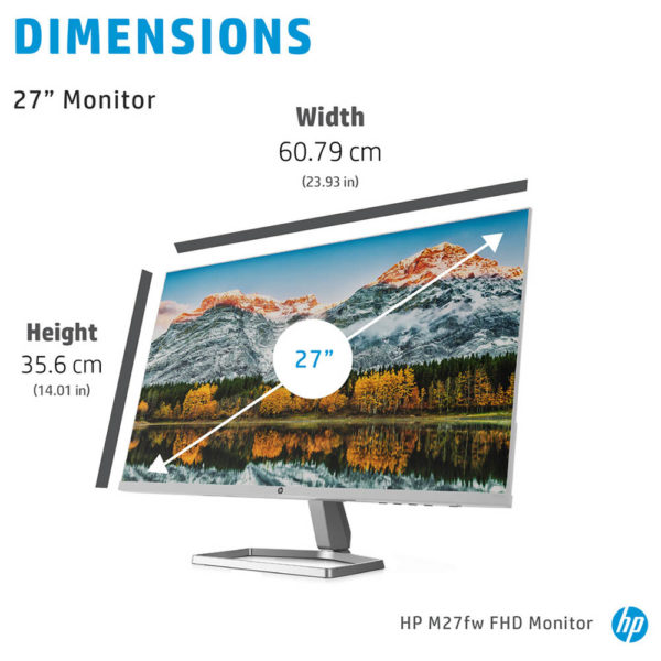 HP M27FW FHD Monitor 27inch - 2H1A4AS#ABV