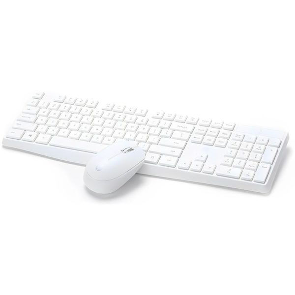 HP CS10 Wireless Keyboard and Mouse Combo White